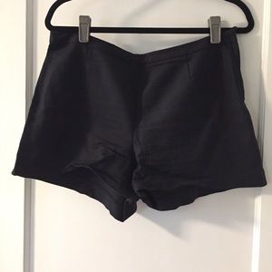 H&M High waisted black shorts